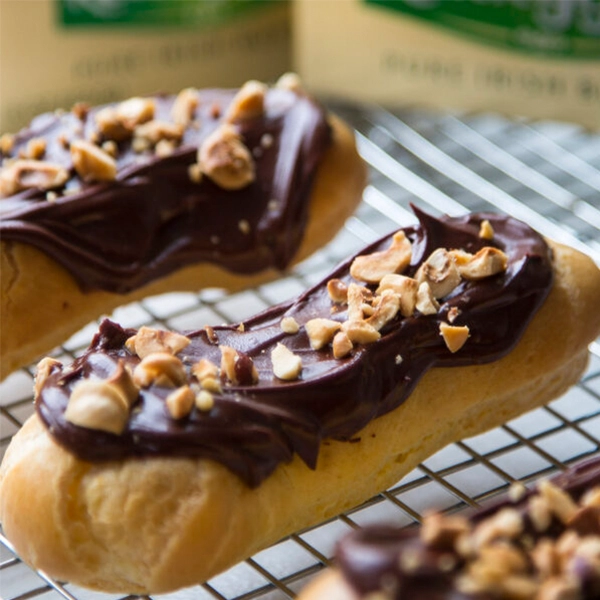 Chocolate Hazelnut Eclairs